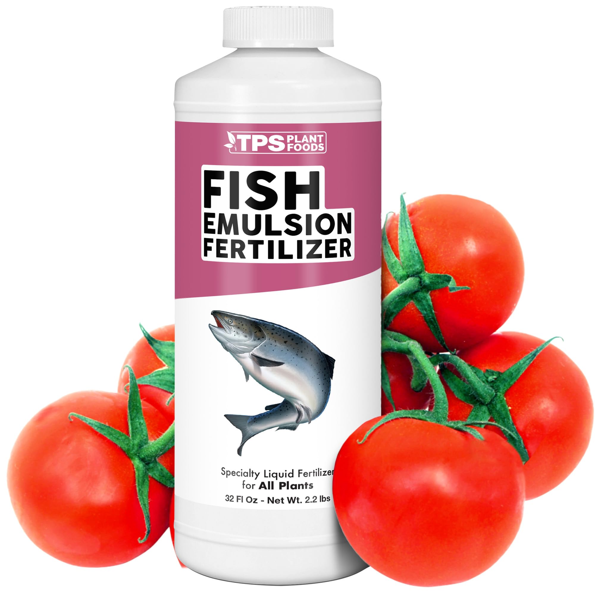 TPS NUTRIENTS Fish Emulsion bottle pour for easy nutrient delivery and healthier leaves.