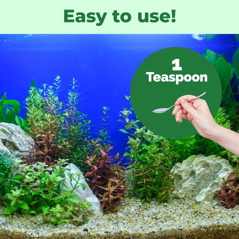 TPS NUTRIENTS Fish Tank Aquarium Setup highlights safe integration with fish and invertebrates.