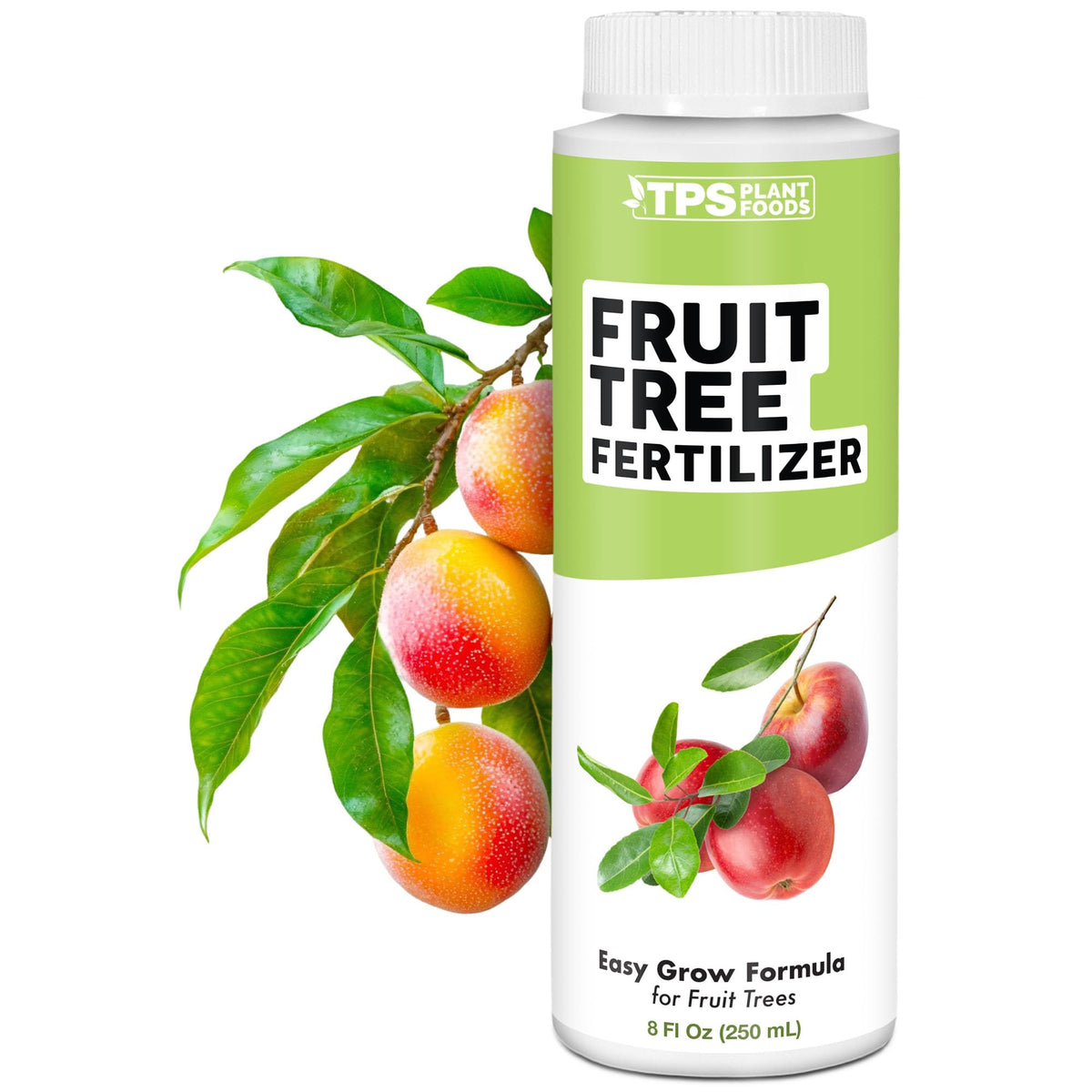 TPS NUTRIENTS fruit tree fertilizer bottle supports balanced nutrition for healthy growth.
