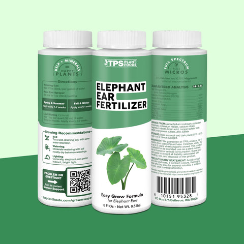 TPS NUTRIENTS Garden and container use helps elephant ears thrive