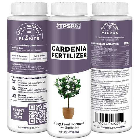 TPS NUTRIENTS Gardenia Fertilizer container use in gardens or pots for versatile feeding