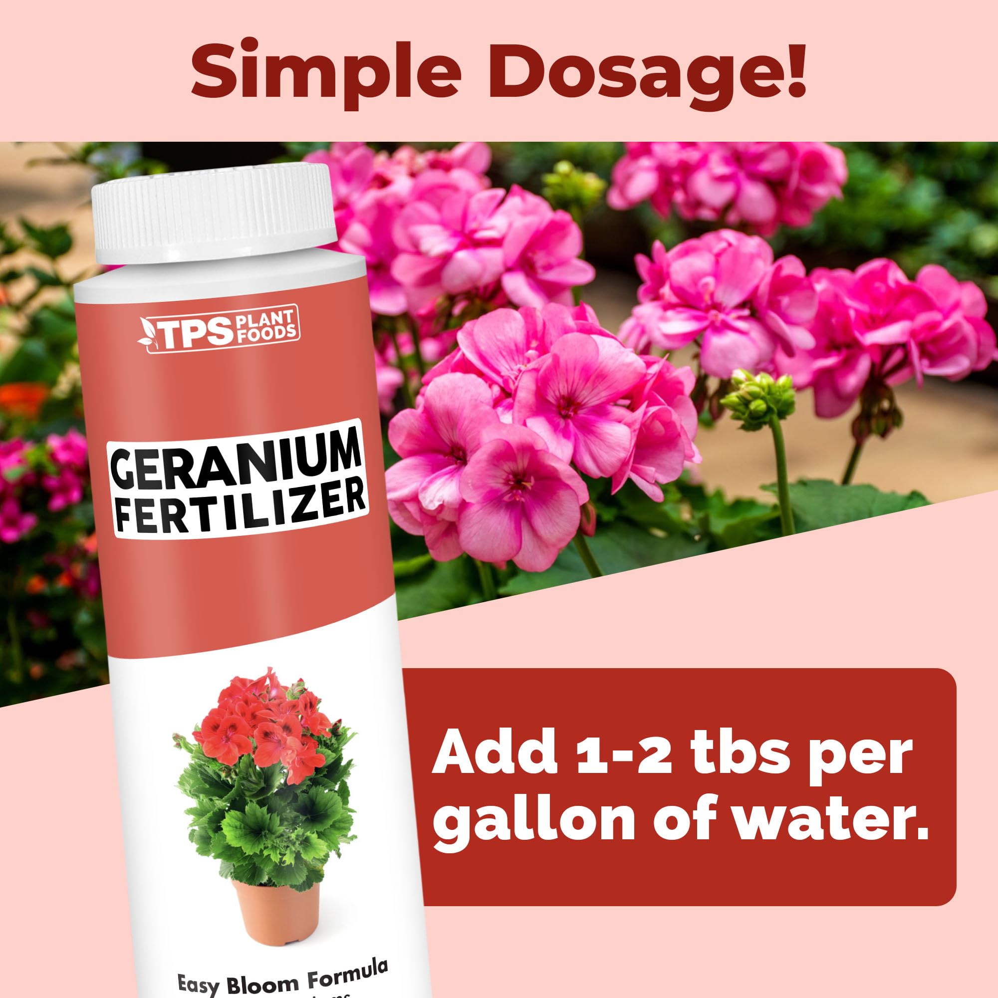 TPS NUTRIENTS Geranium Leaves Healthy Growth demonstrates balanced nutrition in foliage
