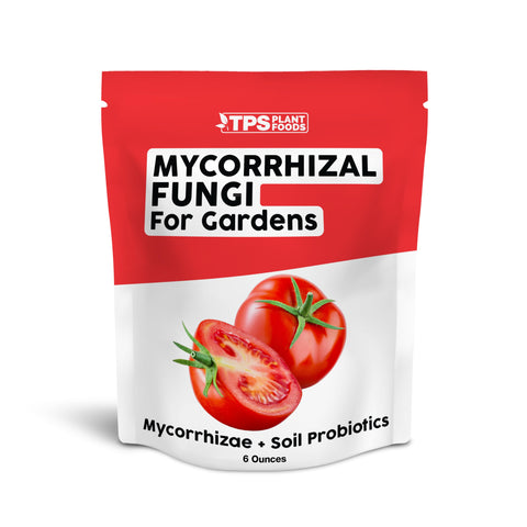 TPS NUTRIENTS granular mycorrhizal fungi bottle for soil application enhances root networks.