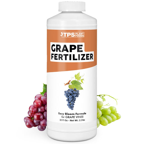 TPS NUTRIENTS grape fertilizer bottle for steady vine nourishment and growth