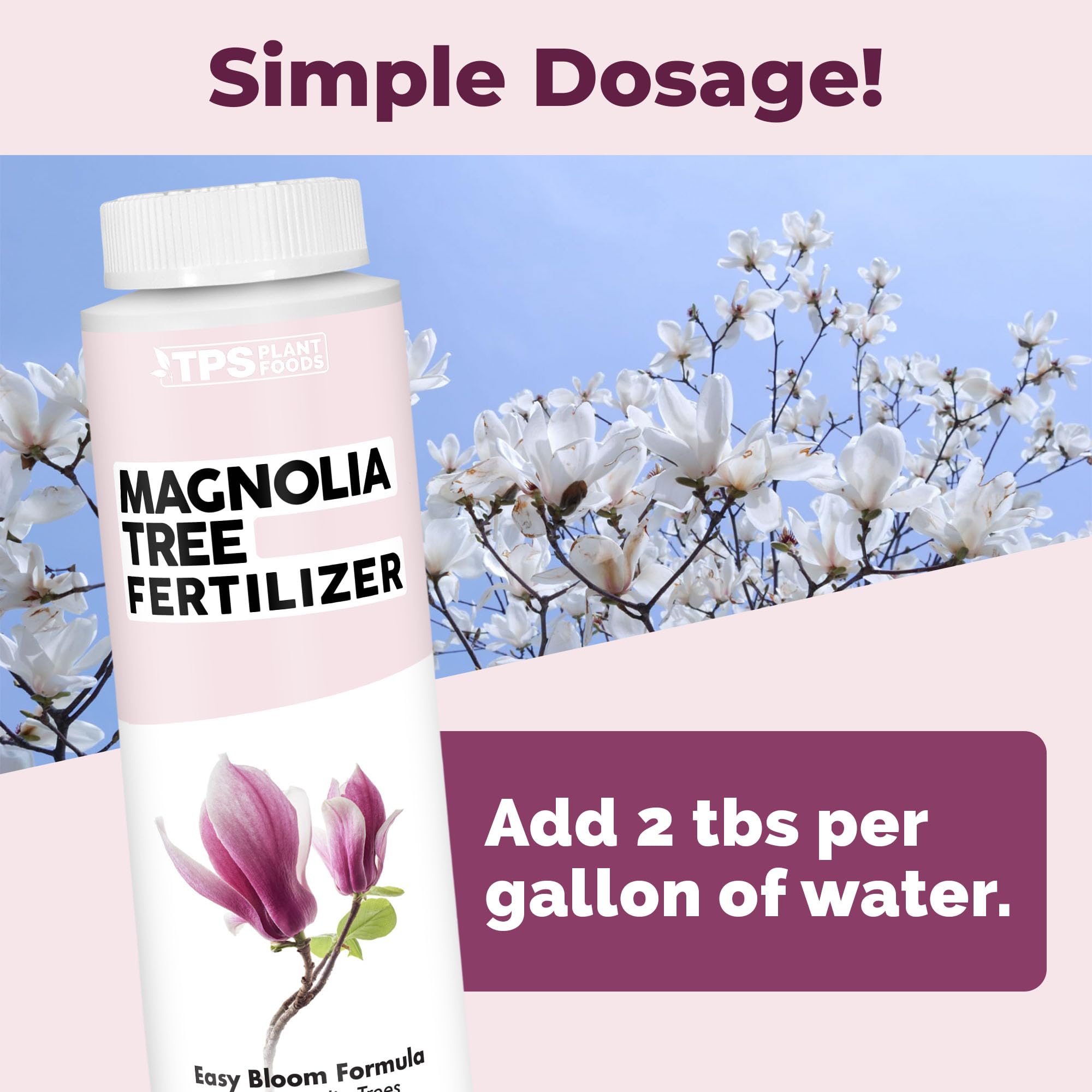 TPS NUTRIENTS Magnolia green leaves feed enhances vibrant foliage color.