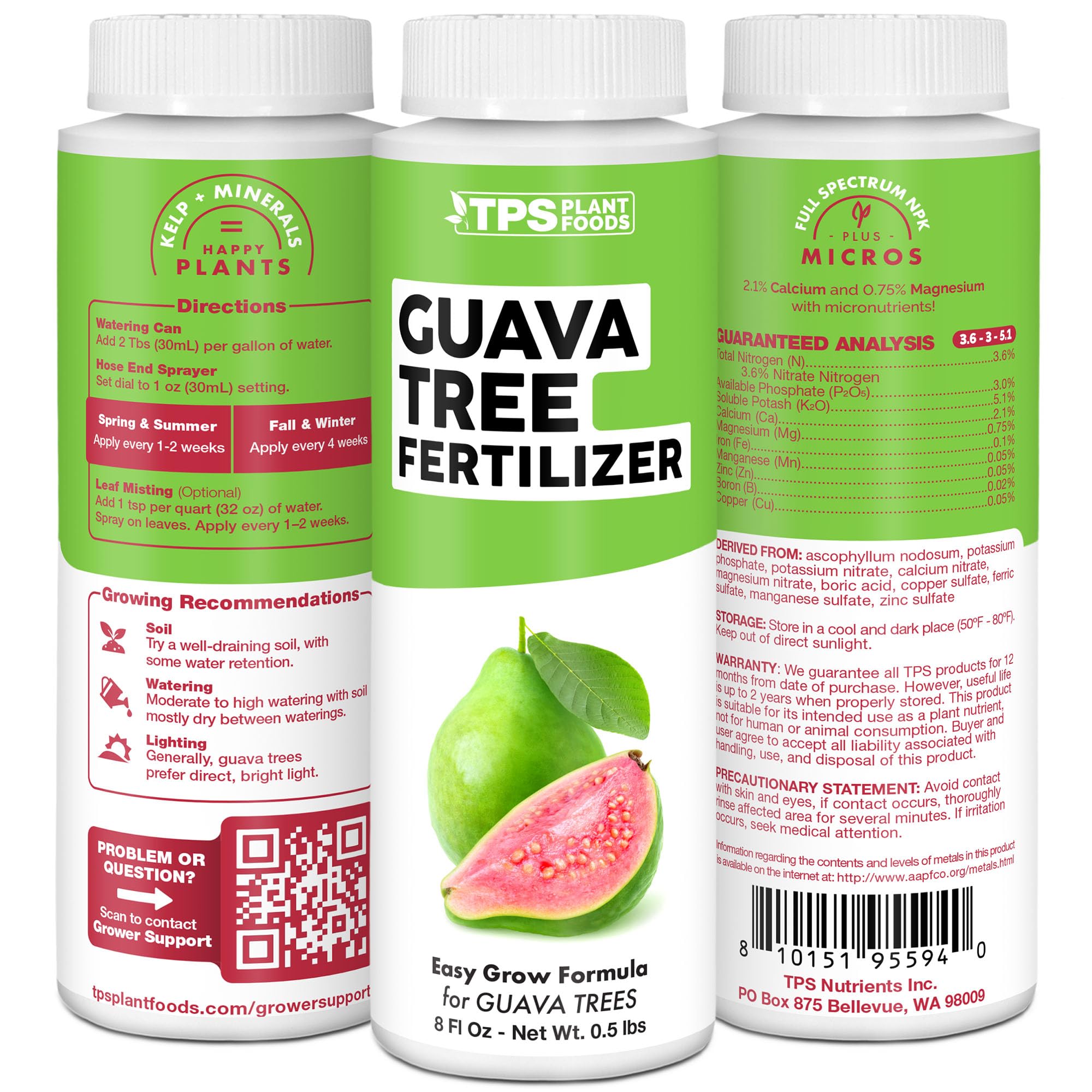 TPS NUTRIENTS Made in USA label signals trusted domestic production.