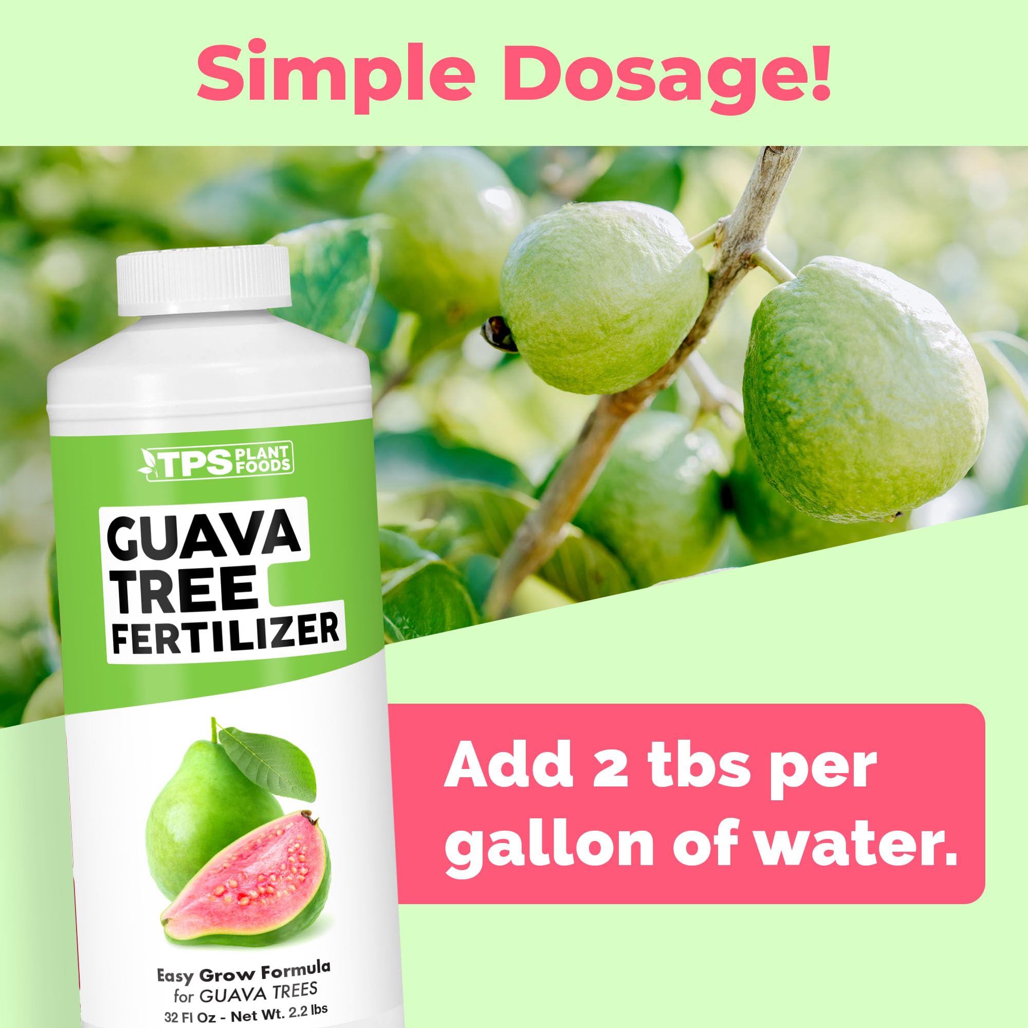 TPS Nutrients Guava Tree Fertilizer root-growth close-up highlights stronger roots.