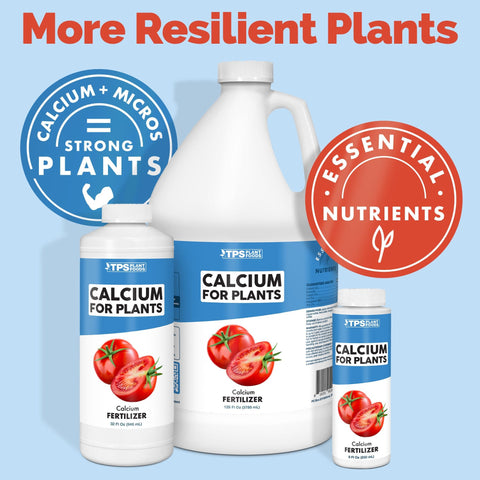 TPS NUTRIENTS Calcium for Plants healthy leaves image, healthier foliage possible.