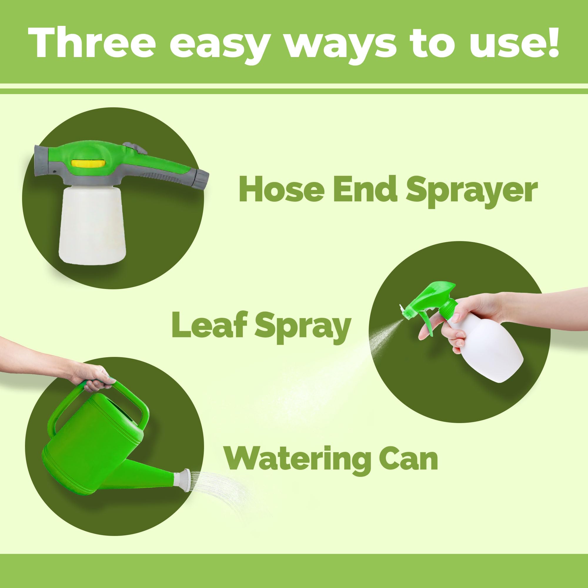 TPS NUTRIENTS Hedges and landscape plants receive essential nutrients with easy application.