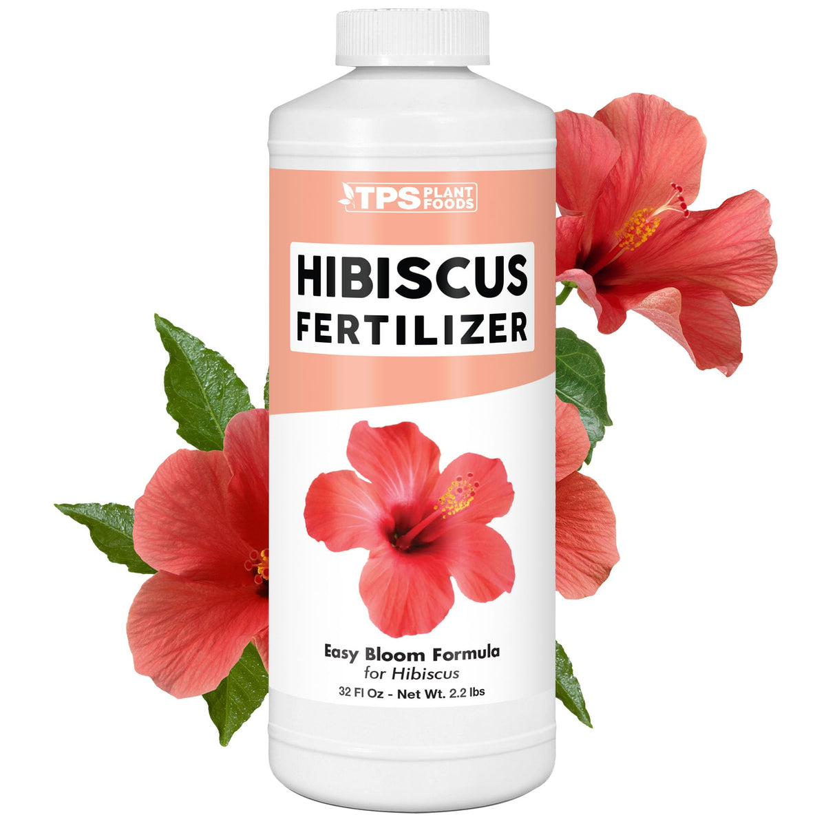 TPS NUTRIENTS Hibiscus Fertilizer bottle pour shows simple application for bigger blooms.