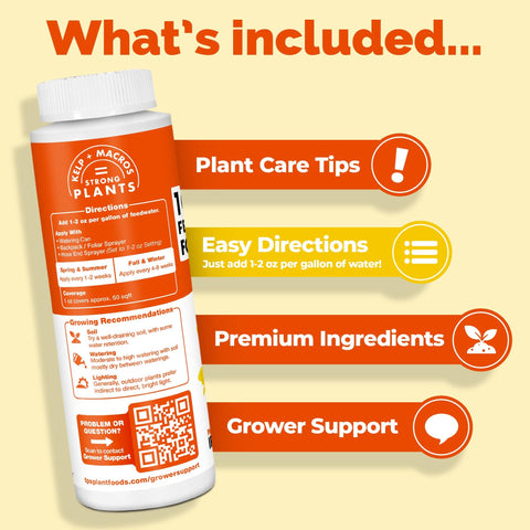 TPS NUTRIENTS home garden application promotes healthy leaves and steady growth.