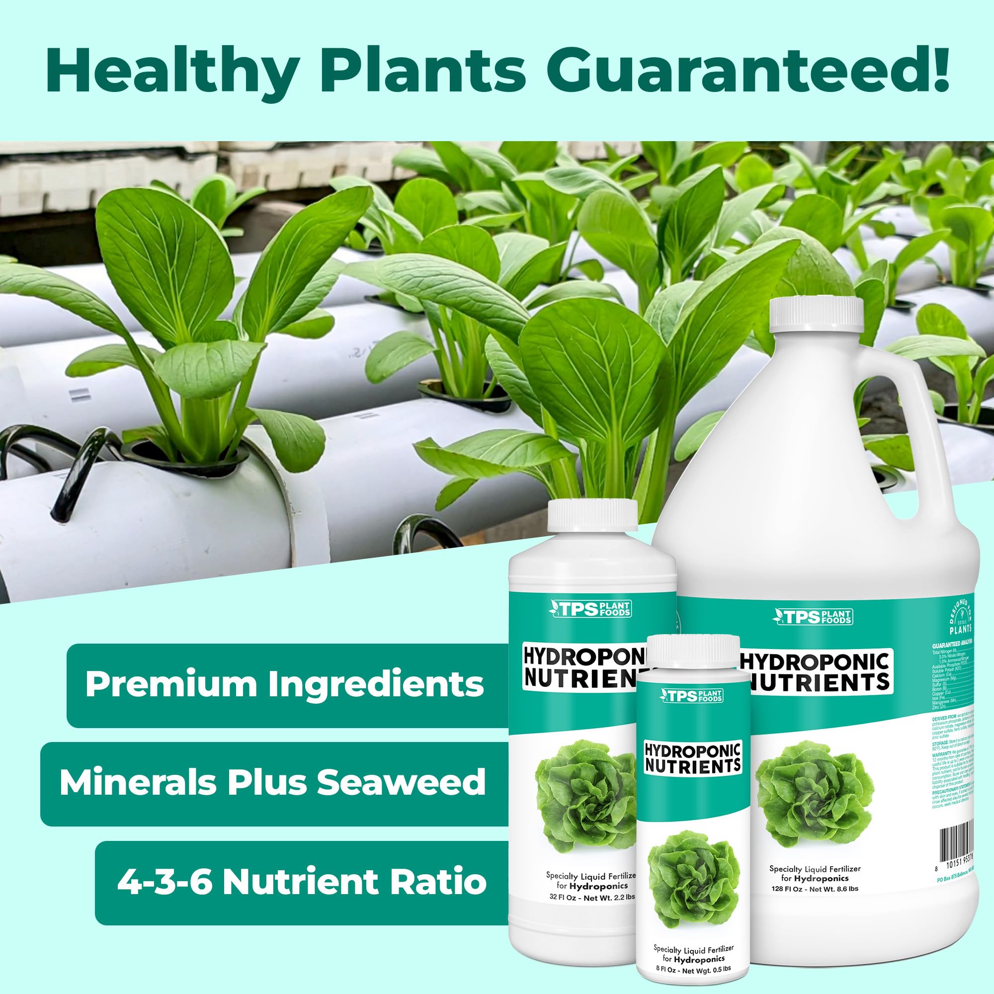TPS NUTRIENTS bottle pour demonstrates controlled dosing for hydroponics.