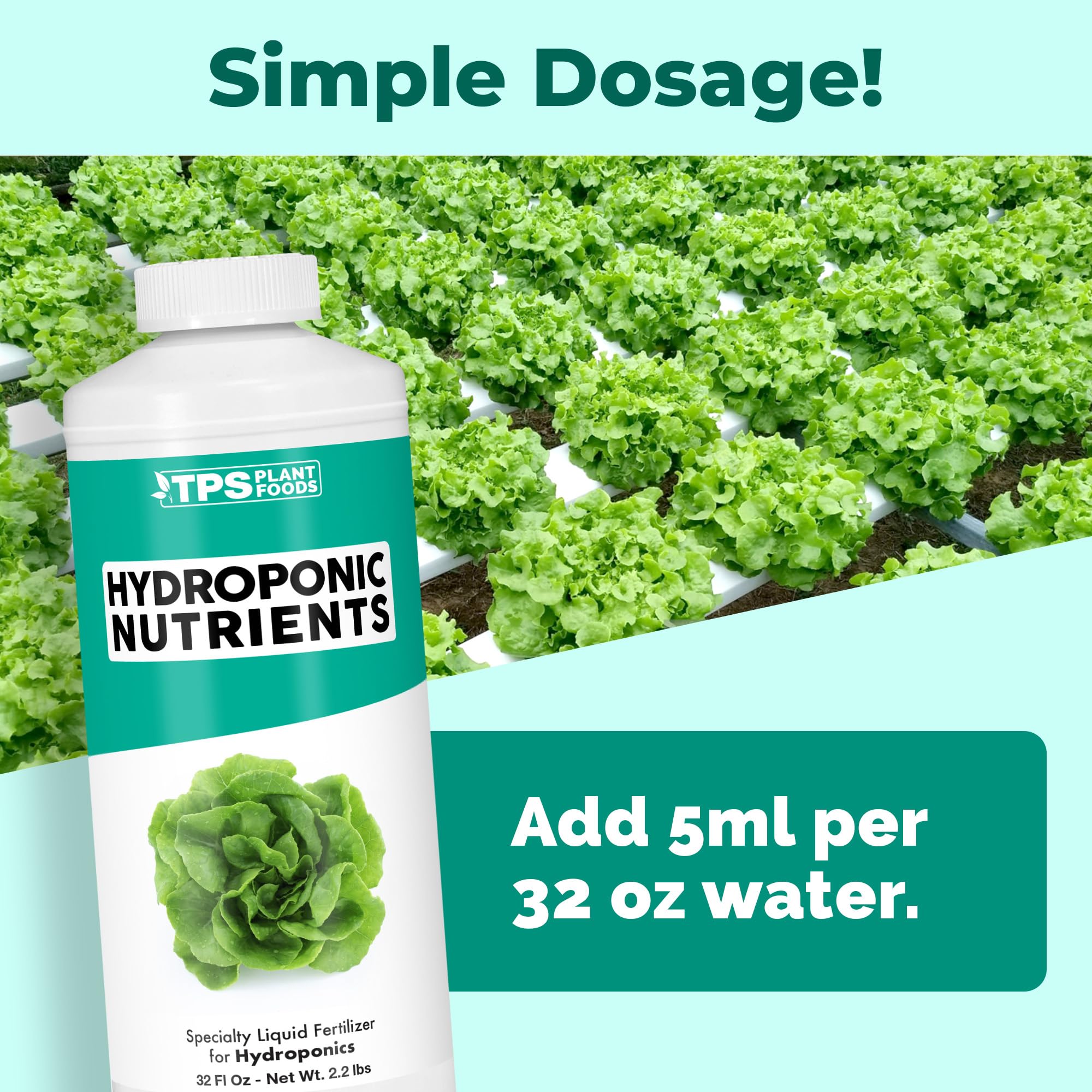 TPS NUTRIENTS supports root growth in hydroponic setups.