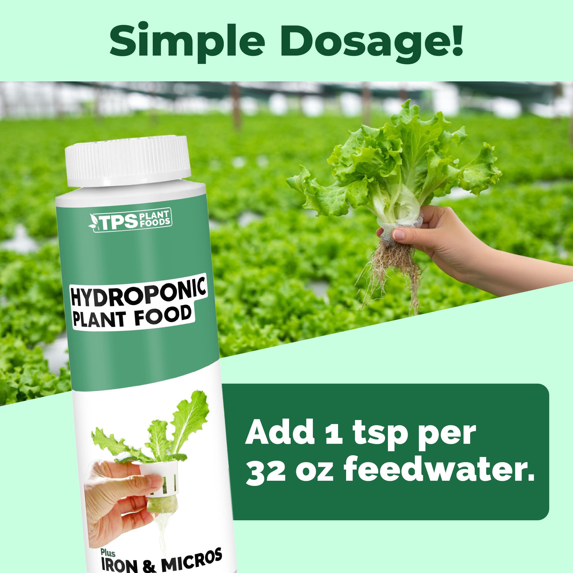 TPS NUTRIENTS hydroponic plant food pour captures easy mixing into your reservoir.