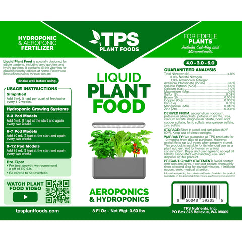TPS NUTRIENTS indoor herb kit nutrition supports balanced growth and robust roots.