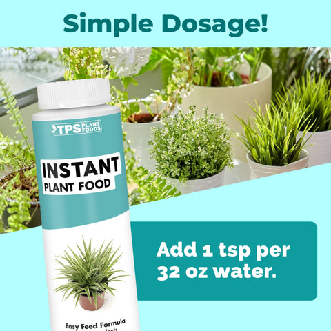 TPS NUTRIENTS Instant Plant Food dissolves easily in water for strong, lush foliage