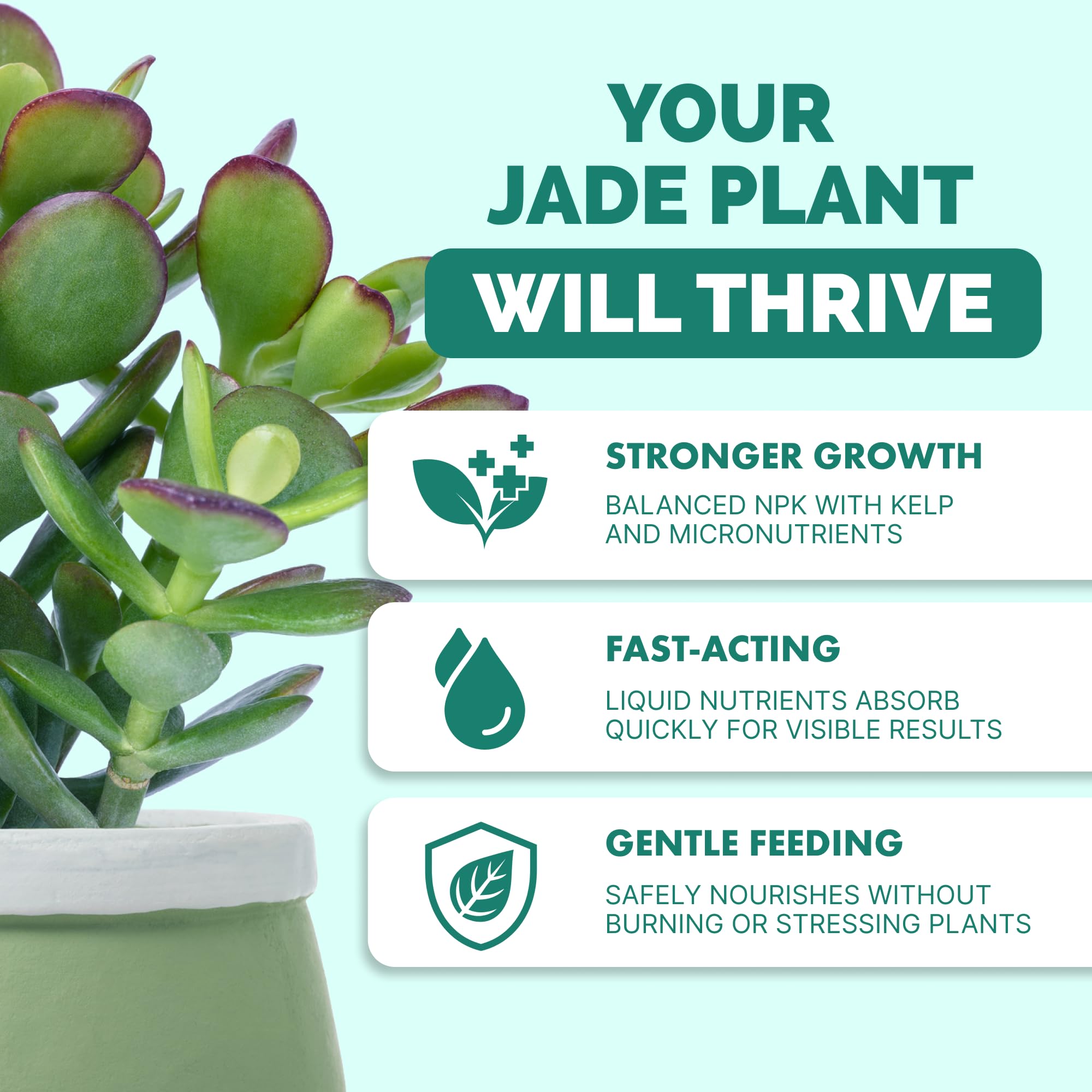 TPS NUTRIENTS Jade Fertilizer drops close-up showing precise dosing