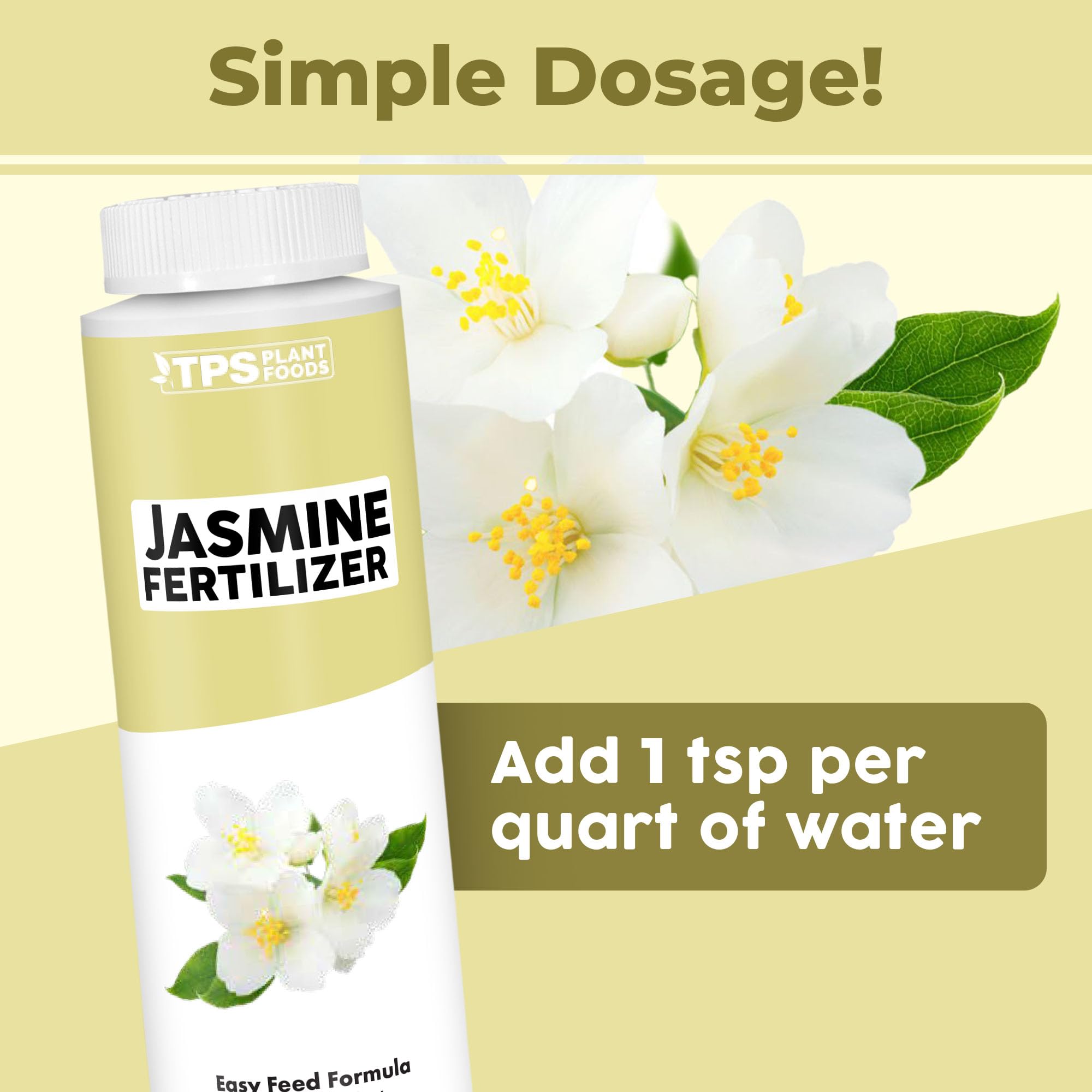 TPS NUTRIENTS Jasmine Fertilizer in pot showing lush foliage potential