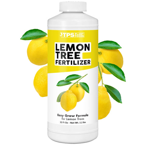 TPS NUTRIENTS Lemon Tree Fertilizer bottle for balanced growth and sweeter harvests.