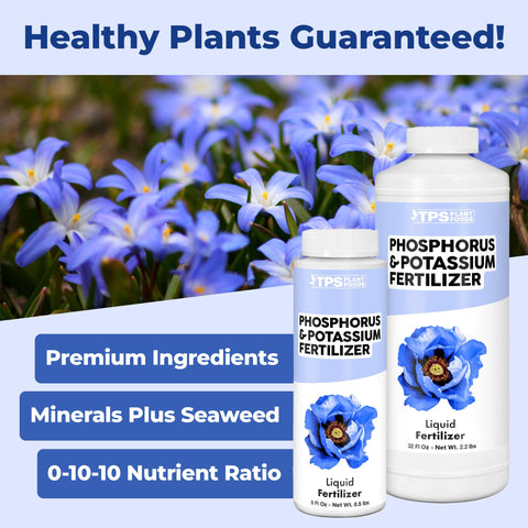 TPS NUTRIENTS liquid bloom booster promotes brighter blooms and vigor.