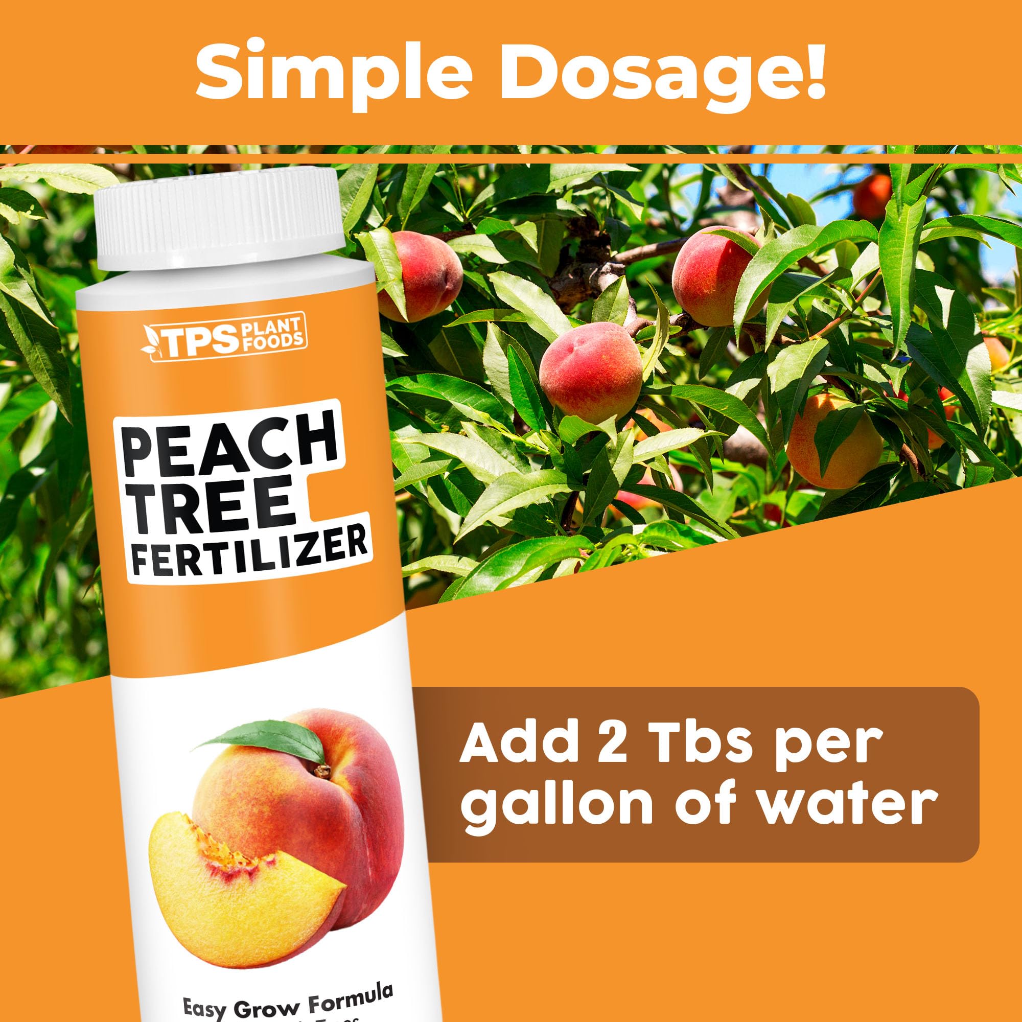 TPS NUTRIENTS Liquid formula bottle enables simple, consistent feeding for healthy trees.