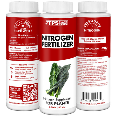 TPS NUTRIENTS liquid nitrogen pour demonstrating quick, uniform foliar feeding