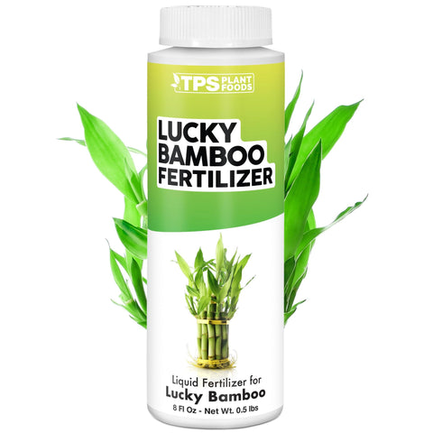 TPS NUTRIENTS Lucky Bamboo Fertilizer bottle for thriving, greener stalks and steady growth.