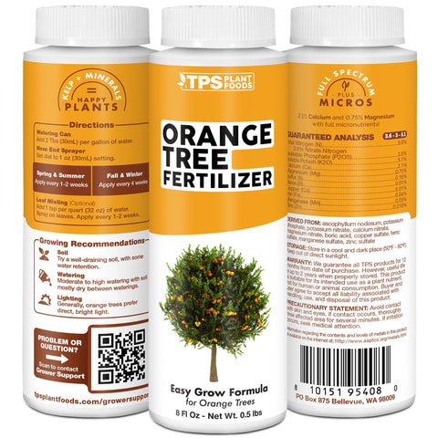 Made in USA TPS NUTRIENTS bottle with clear usage instructions on the label