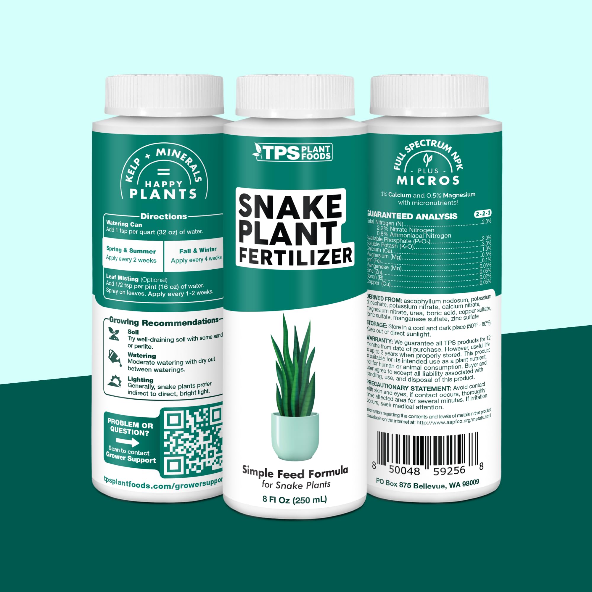 TPS NUTRIENTS made-in-USA bottle supports reliable indoor feeding for healthy plants