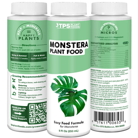 TPS NUTRIENTS Monstera indoor plant health for home or office.