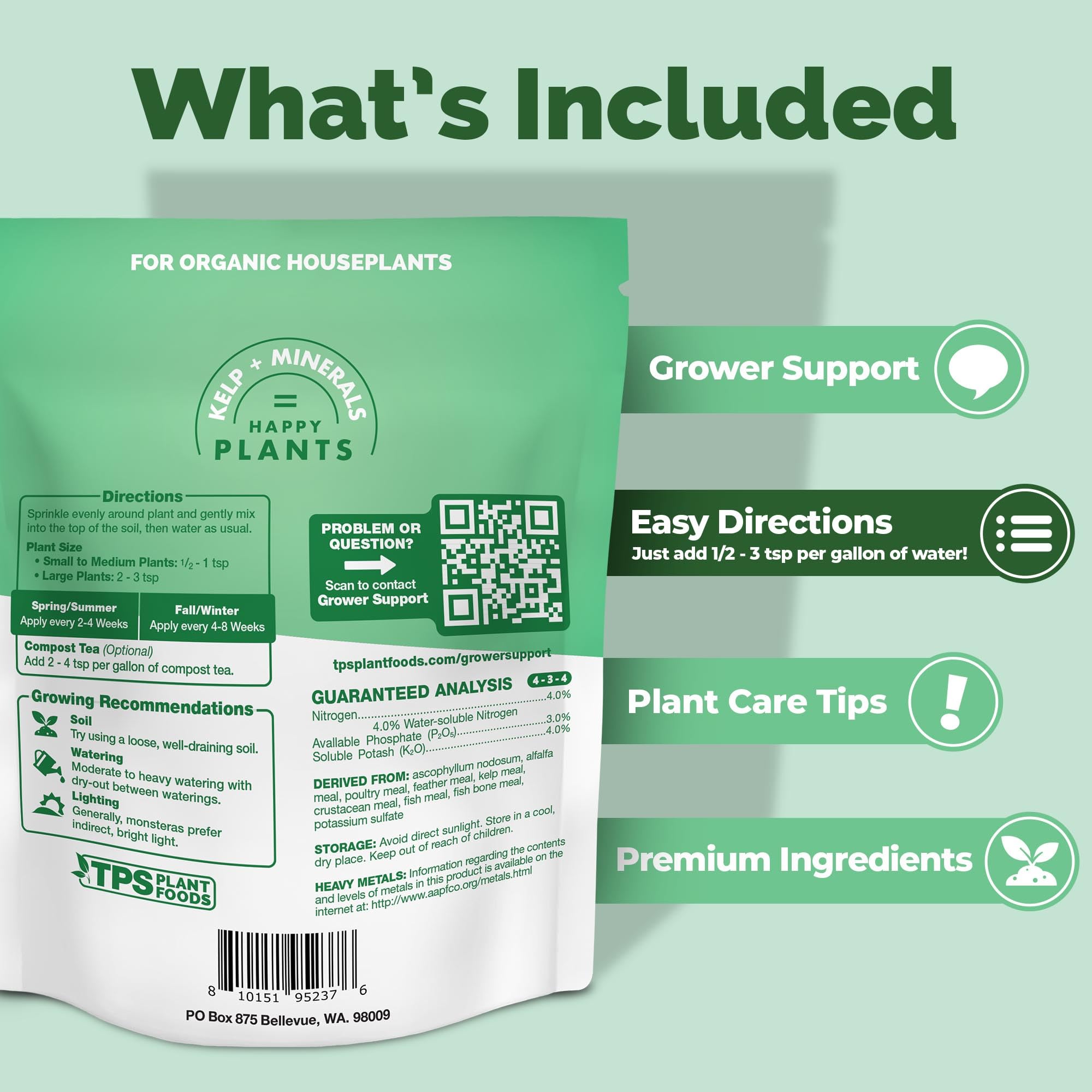 TPS NUTRIENTS Monstera leaves look bigger and glossy with steady nutrition.