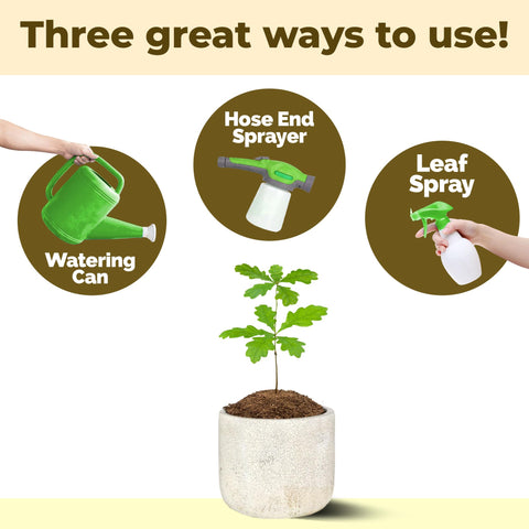 TPS NUTRIENTS Oak Tree Fertilizer bottle with easy applicator for yard use.