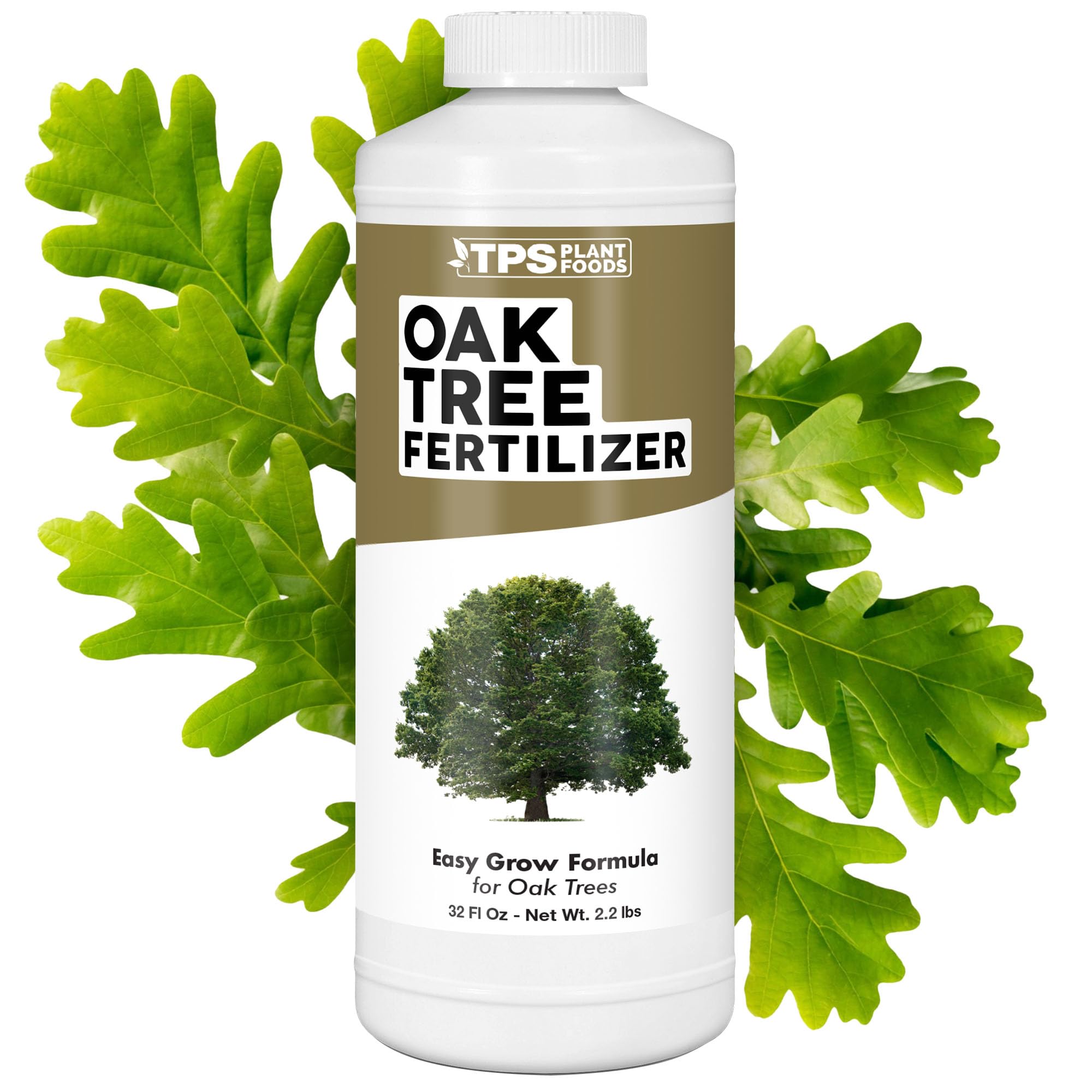 TPS NUTRIENTS Oak Tree Fertilizer bottle pour enables even coverage around the tree