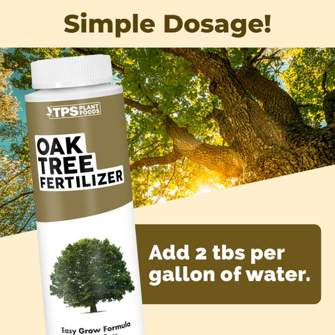 TPS NUTRIENTS Oak Tree Fertilizer strengthens root systems for healthier trees.