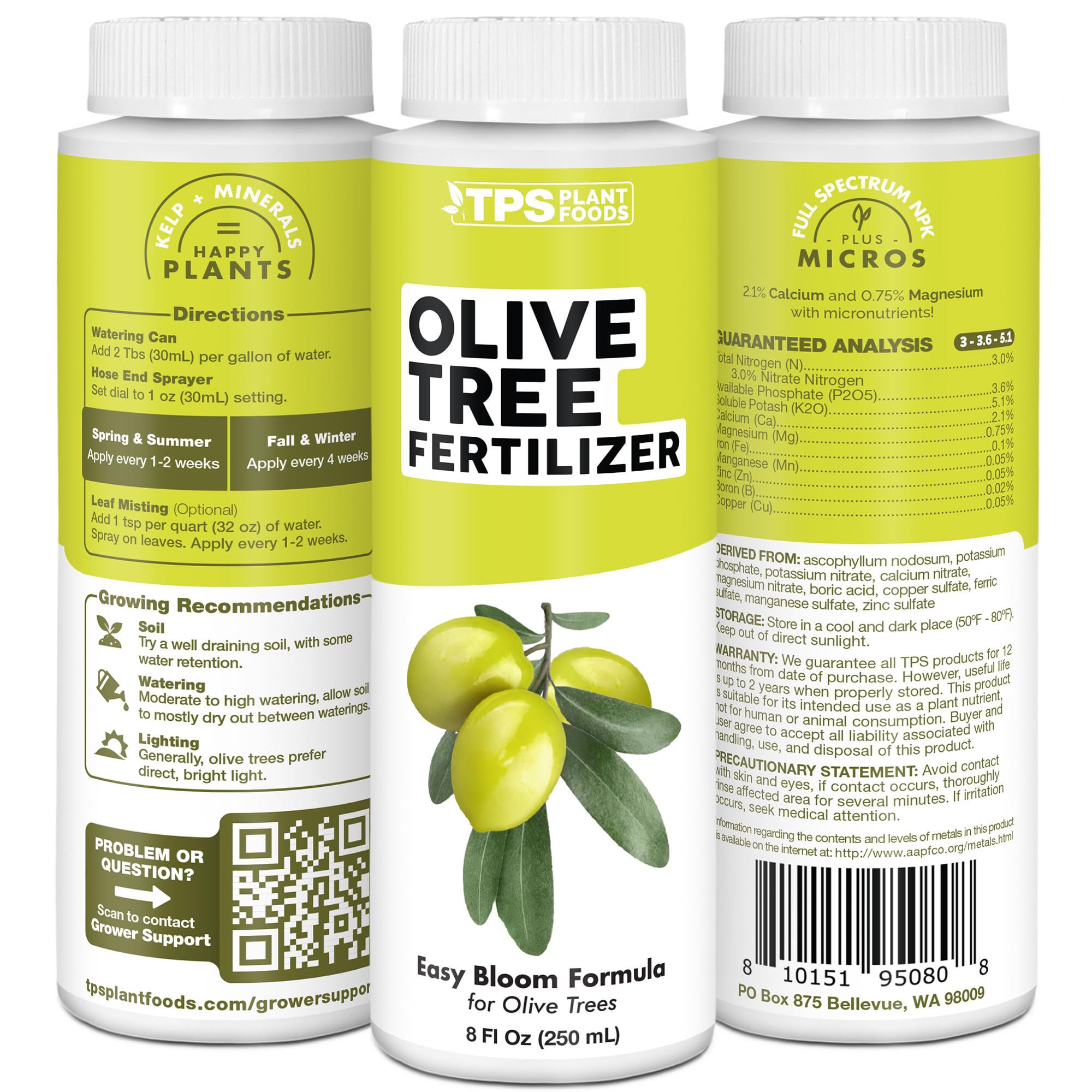 TPS NUTRIENTS Olive Tree Fertilizer applied to outdoor tree