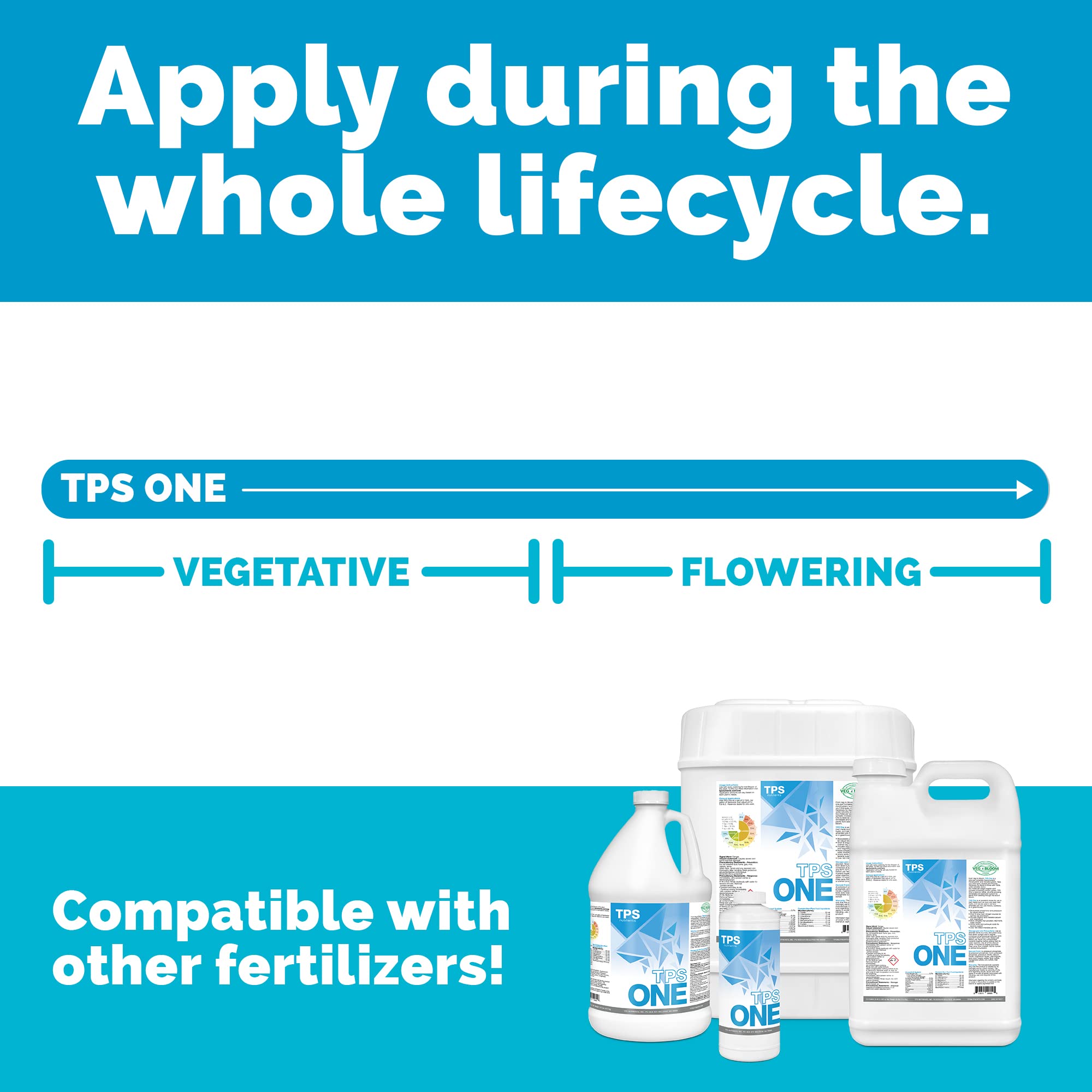 TPS NUTRIENTS One Liquid One Part used in indoor gardens for ease.