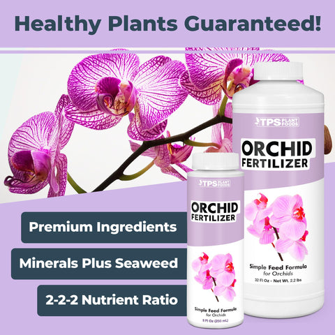 TPS NUTRIENTS orchid food bottle promotes blooming spikes and longer-lasting flowers