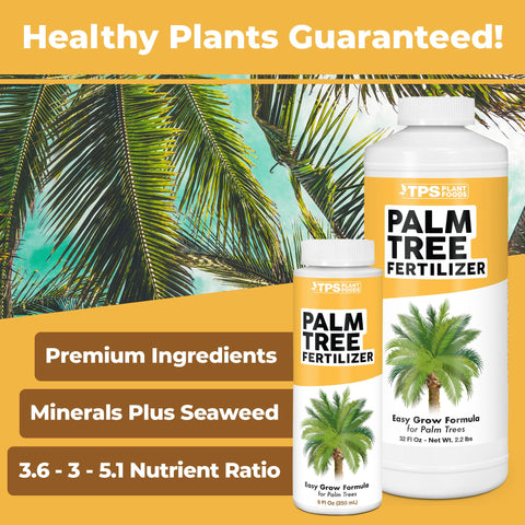 TPS NUTRIENTS Palm Tree Fertilizer dilution mixing enables quick at-home feeding routine.