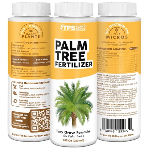 TPS NUTRIENTS Palm Tree Fertilizer outdoor palm care suits year round use.