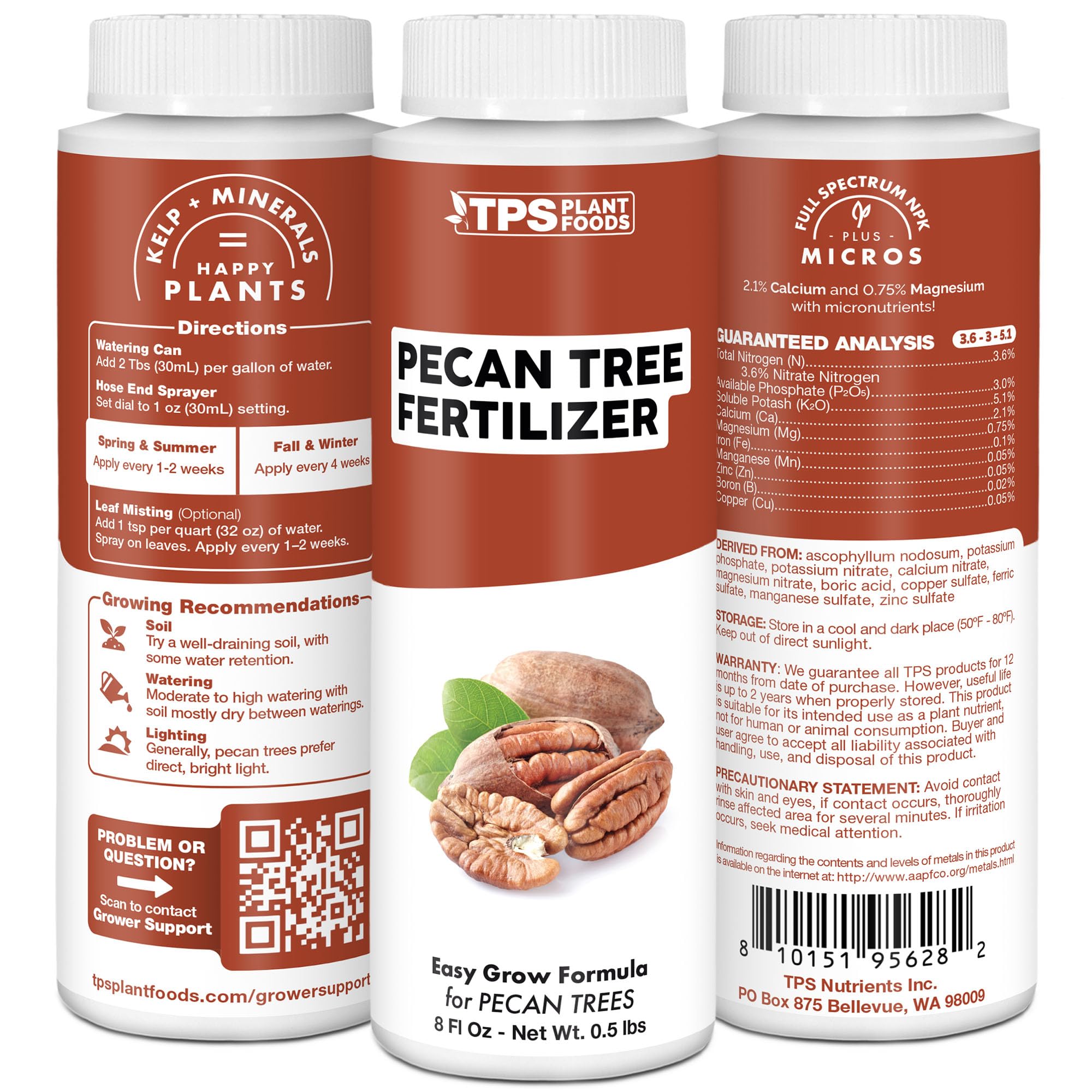 TPS NUTRIENTS Pecan Tree Fertilizer may boost nut yields