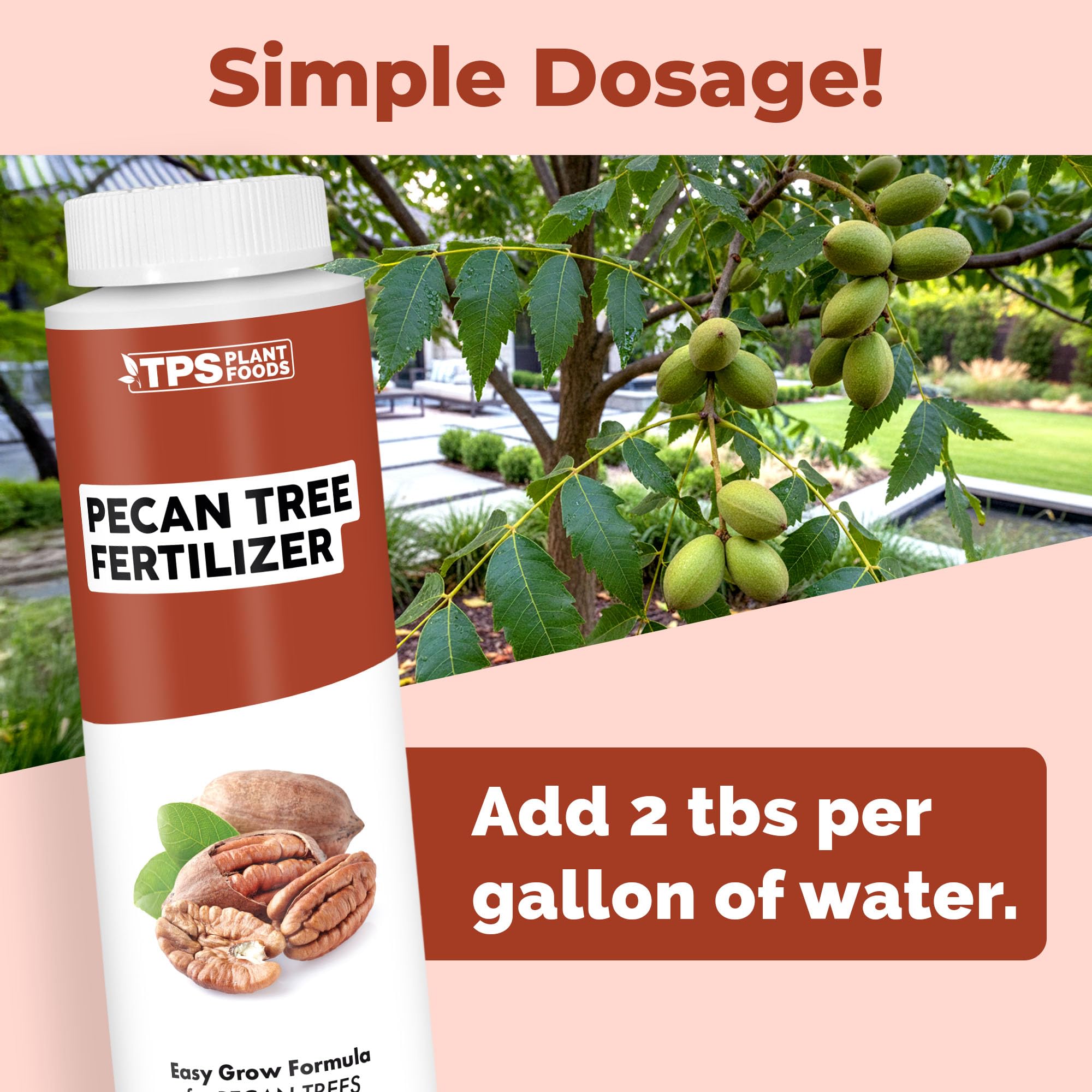 TPS NUTRIENTS Pecan Tree Fertilizer promotes robust root development