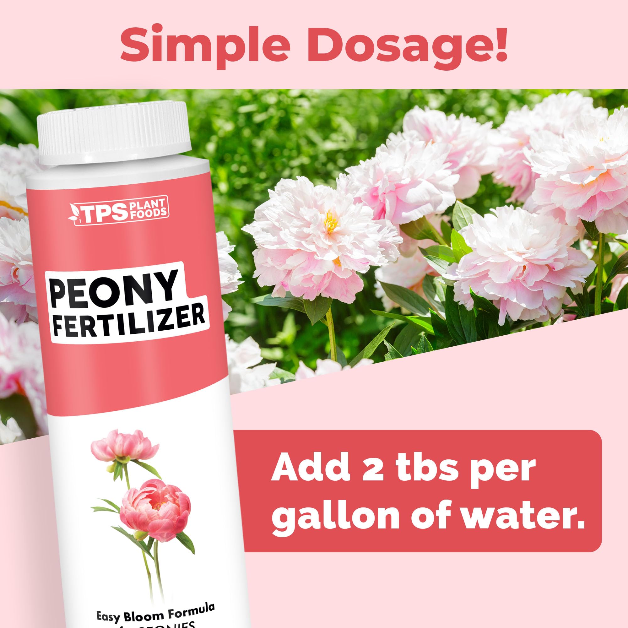 TPS NUTRIENTS Peony Fertilizer supports healthy foliage and growth