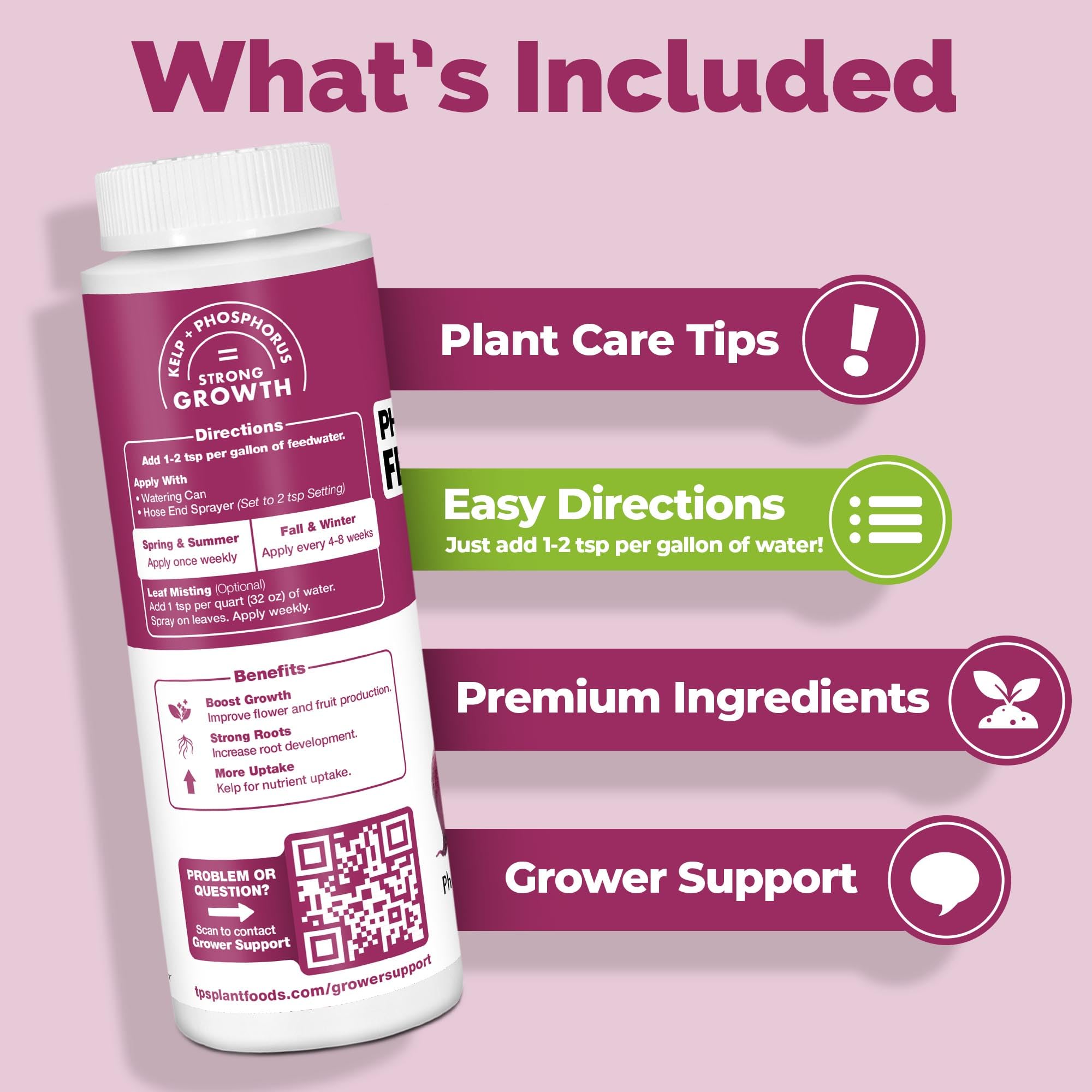 TPS NUTRIENTS Liquid bloom booster applied to outdoor plants improves flowering.