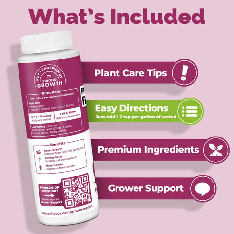 TPS NUTRIENTS Liquid bloom booster applied to outdoor plants improves flowering.