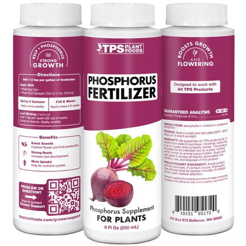 TPS NUTRIENTS Phosphorus Fertilizer promotes robust root growth for vegetables.