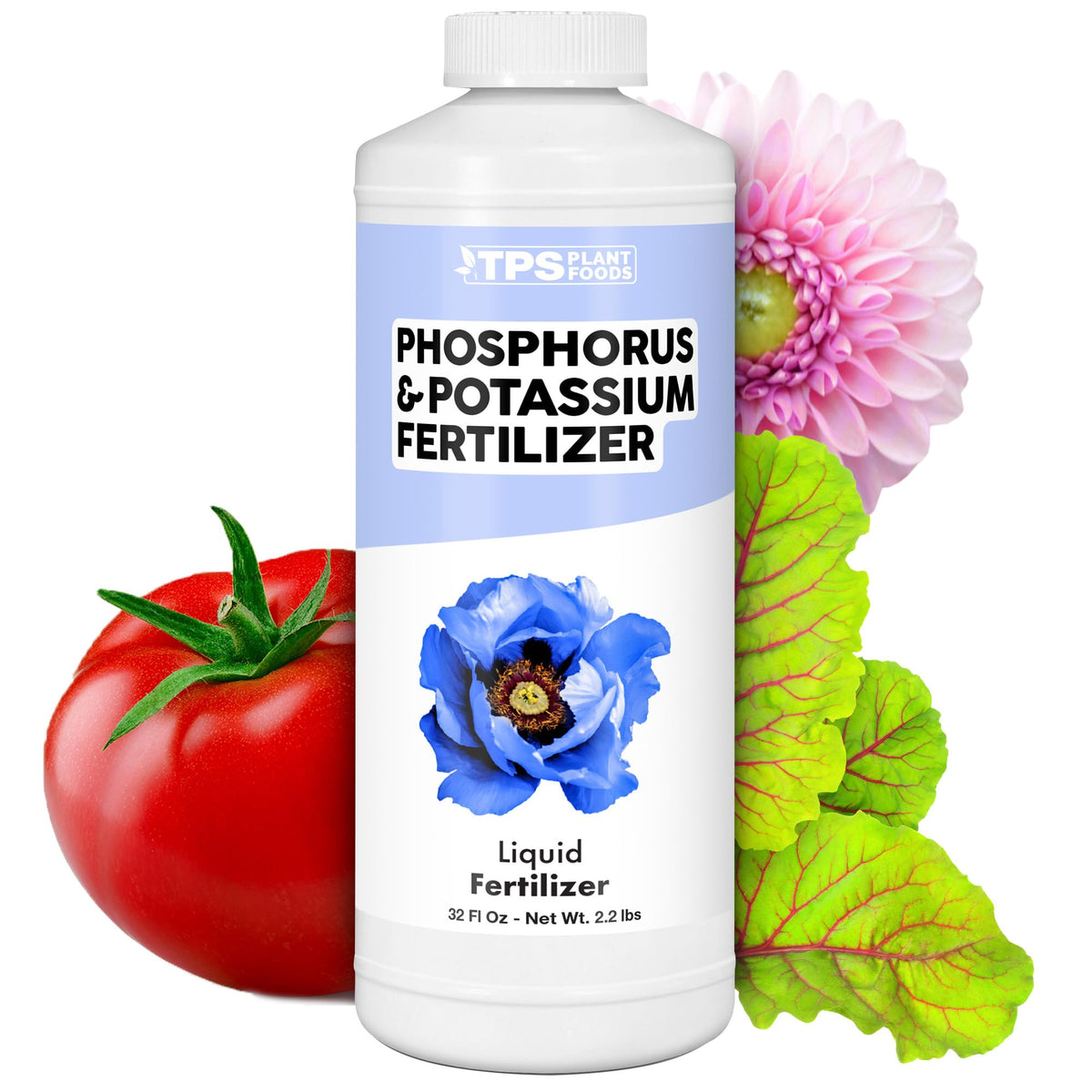 TPS Nutrients liquid bloom booster bottle pour supports robust blooms