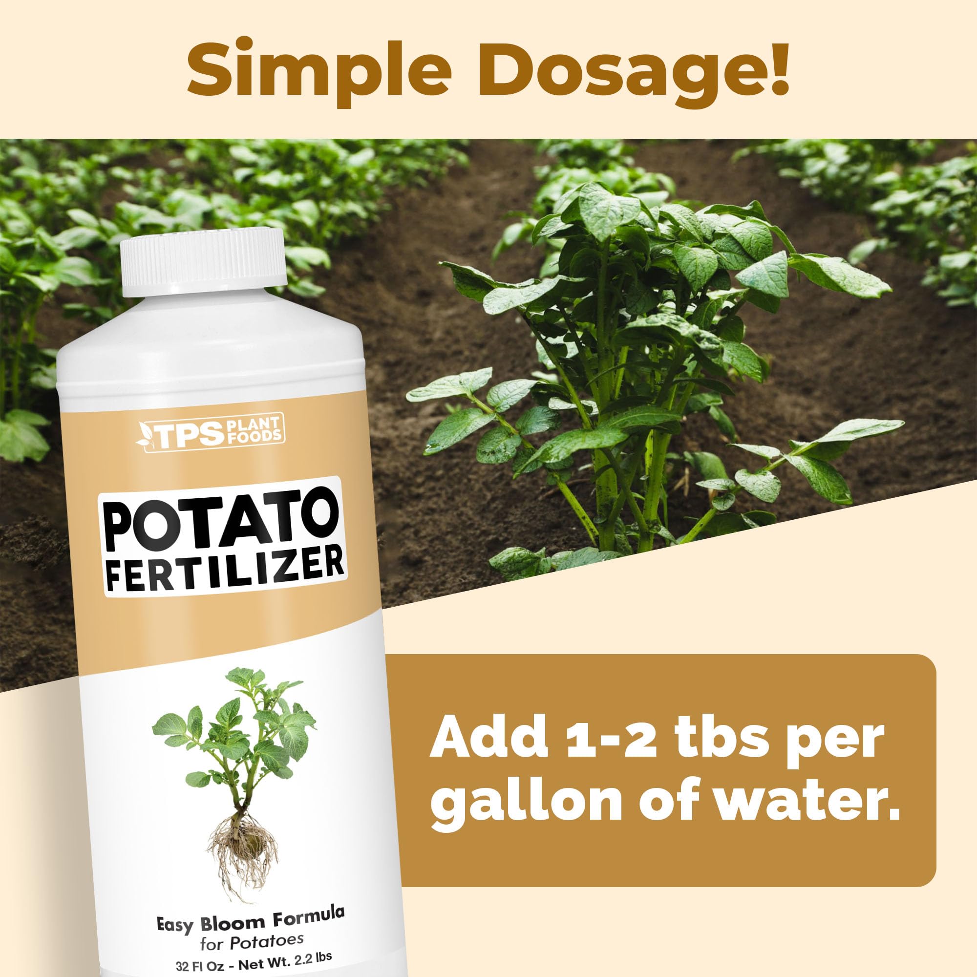 TPS NUTRIENTS root growth potato focus supports stronger root systems.