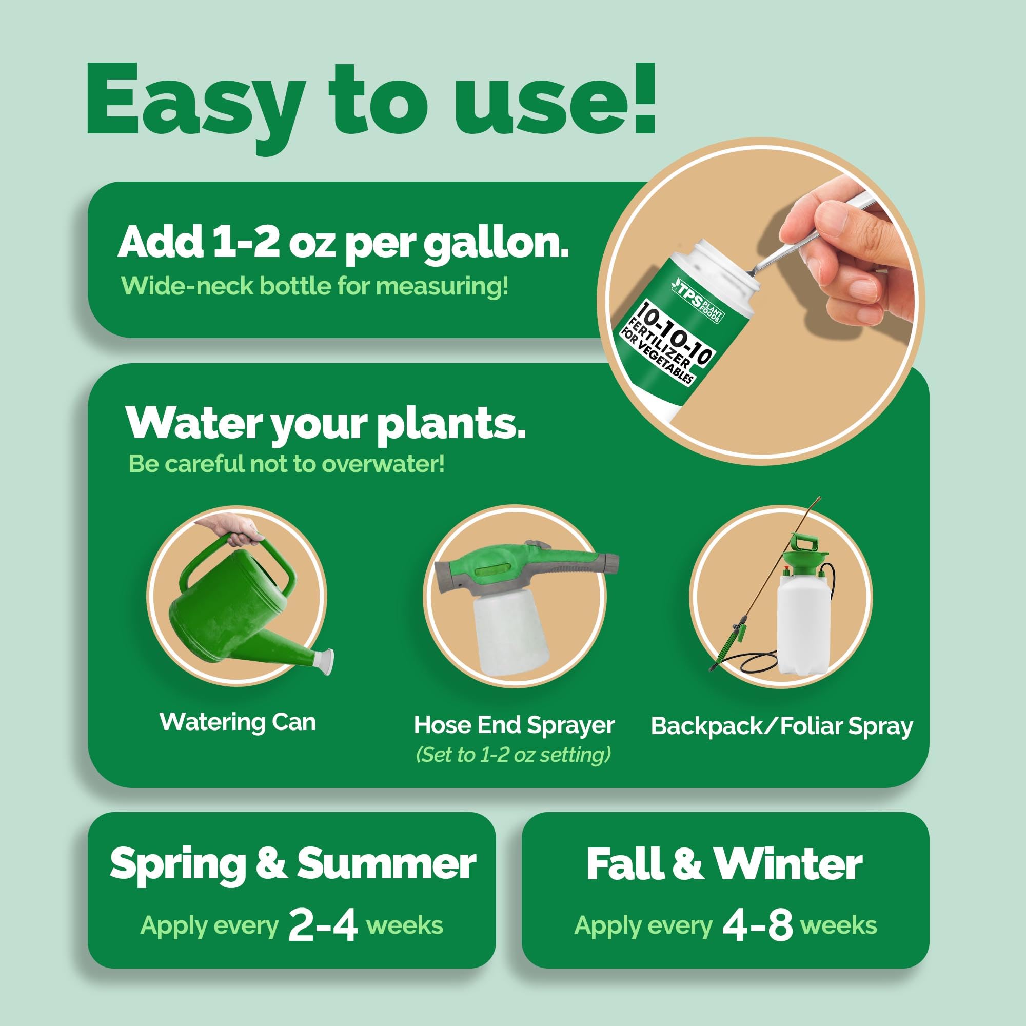 TPS NUTRIENTS raised bed use promotes strong roots and steady yields.