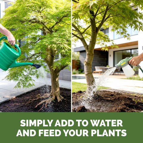 TPS NUTRIENTS root growth detail emphasizes strengthened root systems for stability.