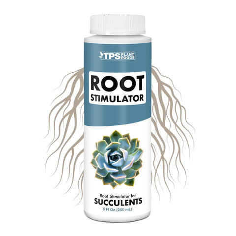 TPS NUTRIENTS Root Stimulator bottle for succulents promotes healthier root growth.